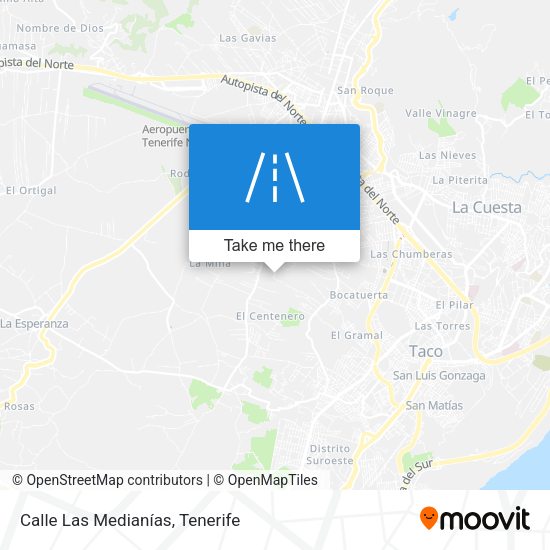 Calle Las Medianías map