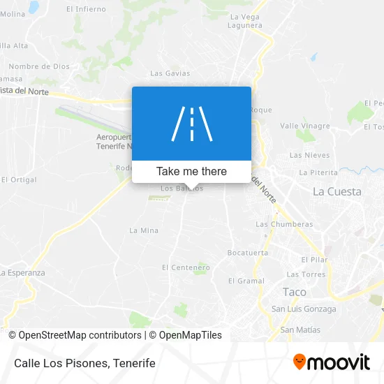 Calle Los Pisones map