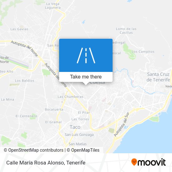 Calle María Rosa Alonso map