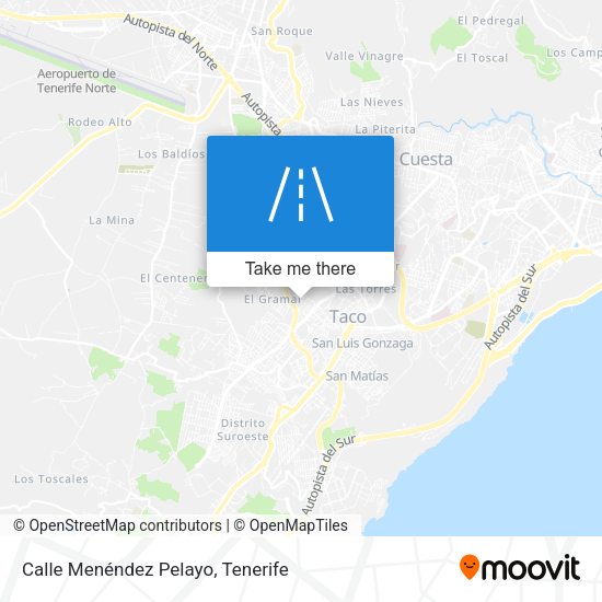 Calle Menéndez Pelayo map