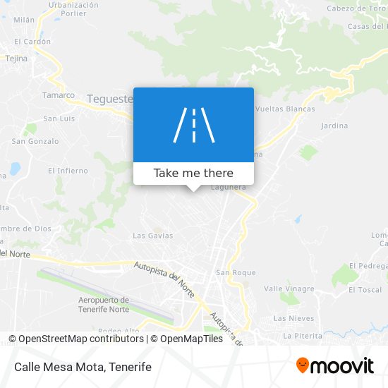 Calle Mesa Mota map