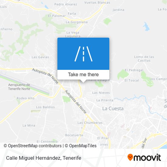Calle Miguel Hernández map
