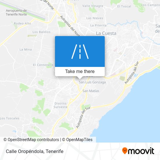 Calle Oropéndola map