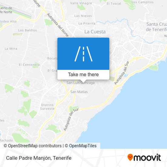 Calle Padre Manjón map