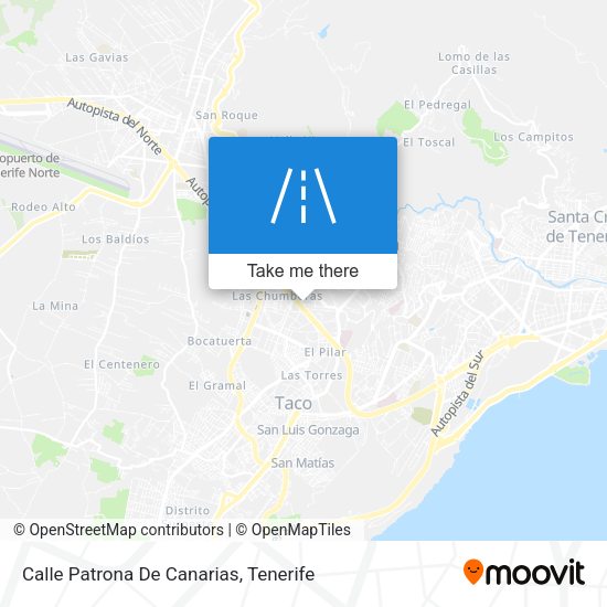 Calle Patrona De Canarias map