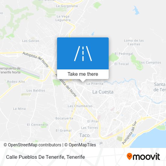 Calle Pueblos De Tenerife map