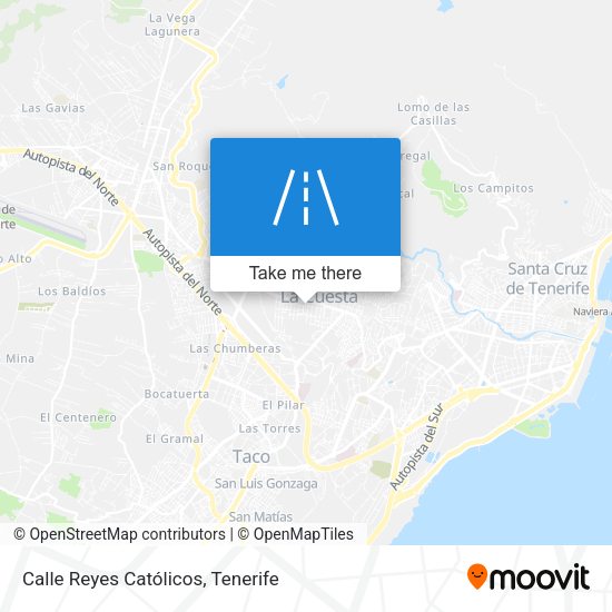 Calle Reyes Católicos map