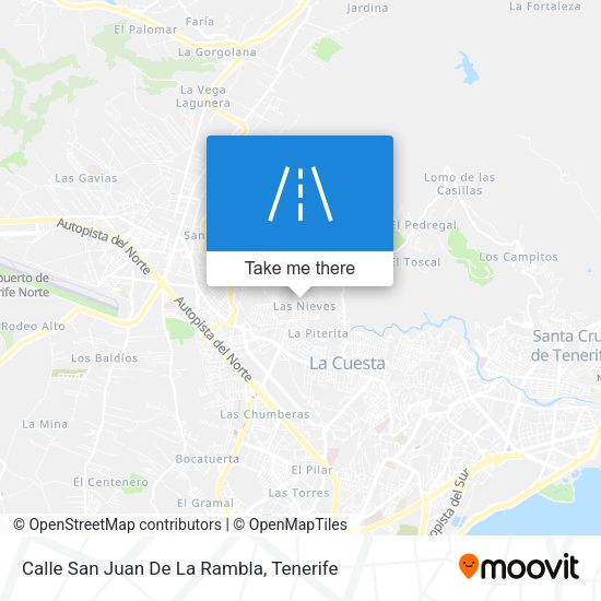 Calle San Juan De La Rambla map