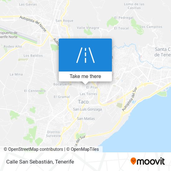 Calle San Sebastián map