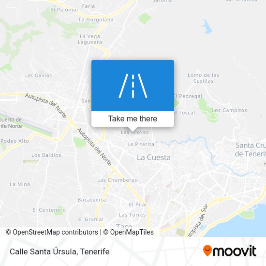 Calle Santa Úrsula map