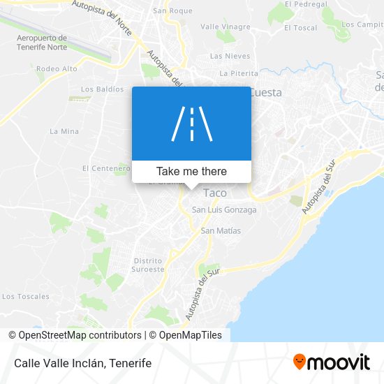 Calle Valle Inclán map