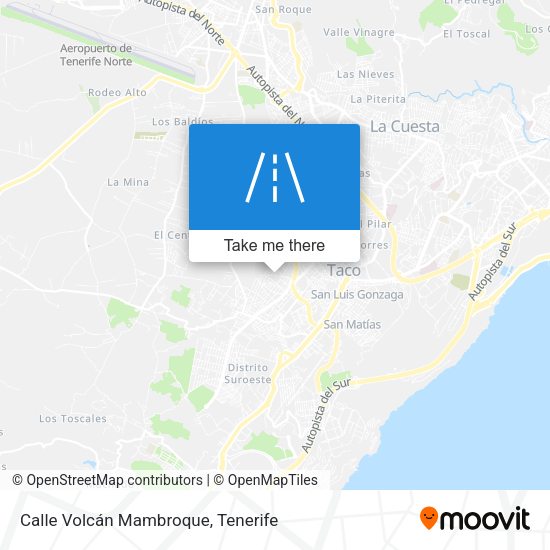 Calle Volcán Mambroque map