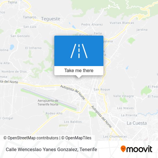 Calle Wenceslao Yanes Gonzalez map