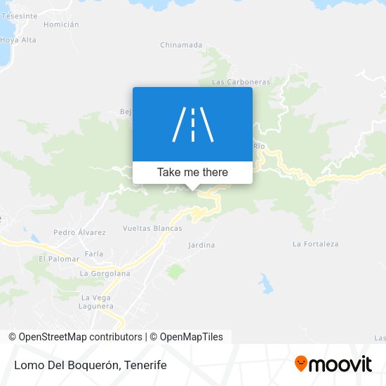 Lomo Del Boquerón map