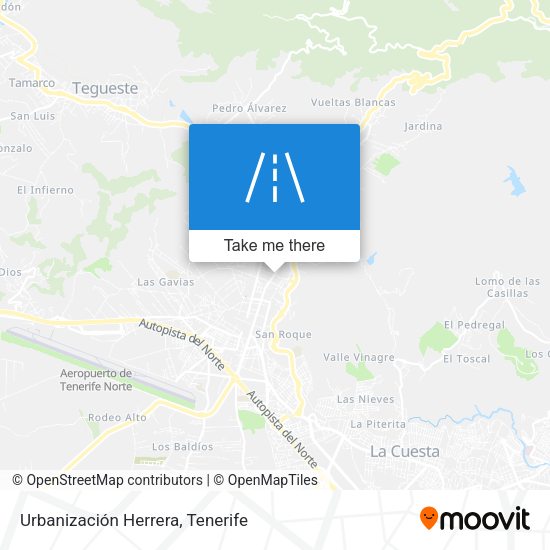 Urbanización Herrera map