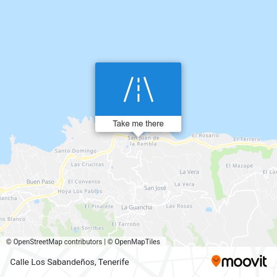 Calle Los Sabandeños map