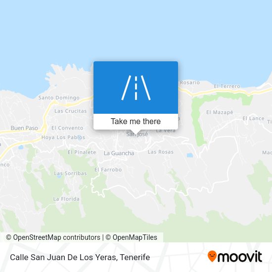 Calle San Juan De Los Yeras map