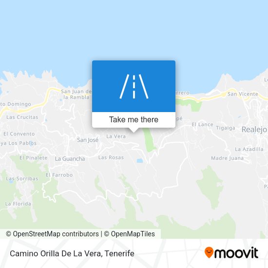Camino Orilla De La Vera map