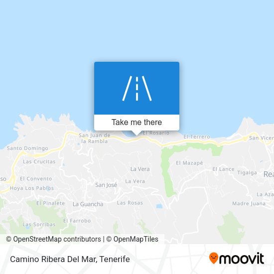 Camino Ribera Del Mar map