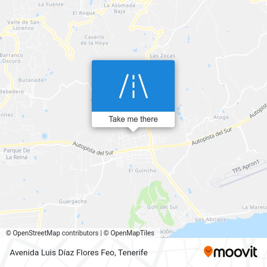 Avenida Luis Díaz Flores Feo map