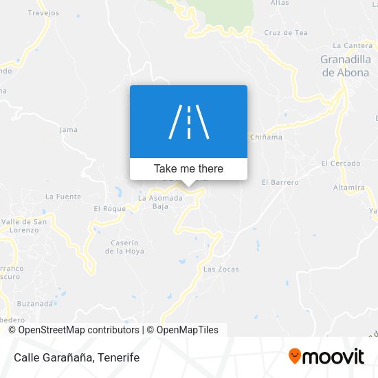 Calle Garañaña map