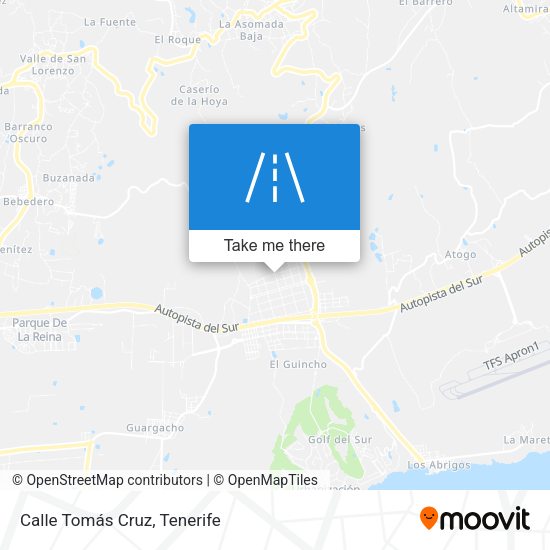 Calle Tomás Cruz map