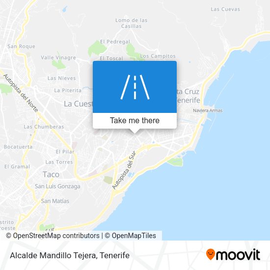 Alcalde Mandillo Tejera map