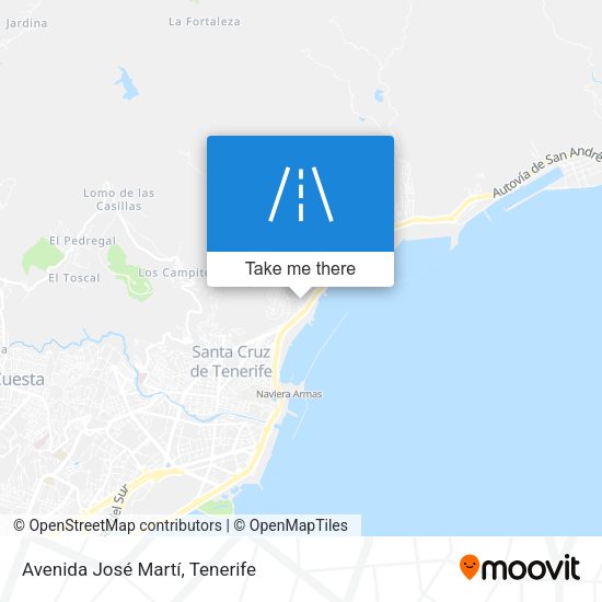 Avenida José Martí map