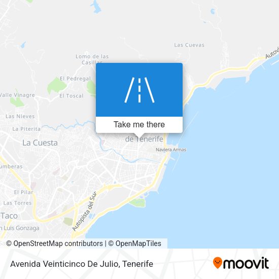 Avenida Veinticinco De Julio map