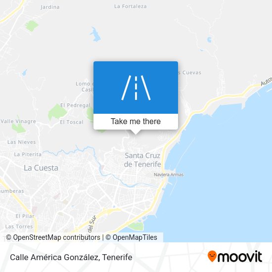 Calle América González map