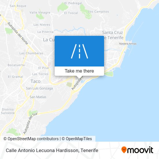 Calle Antonio Lecuona Hardisson map