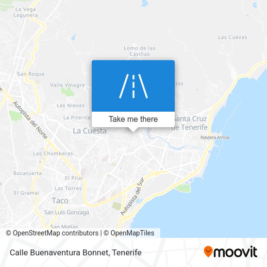 Calle Buenaventura Bonnet map
