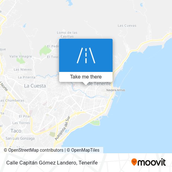 Calle Capitán Gómez Landero map
