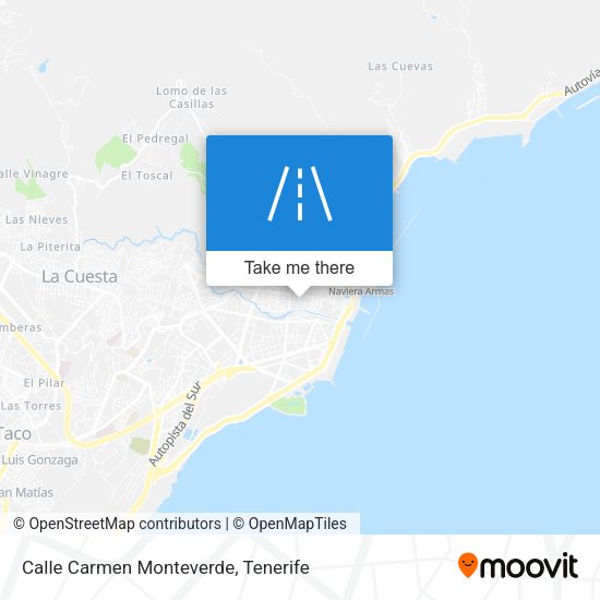 Calle Carmen Monteverde map