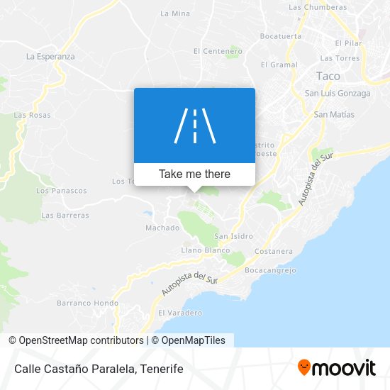 Calle Castaño Paralela map