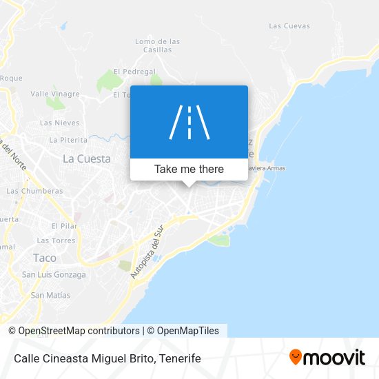 Calle Cineasta Miguel Brito map