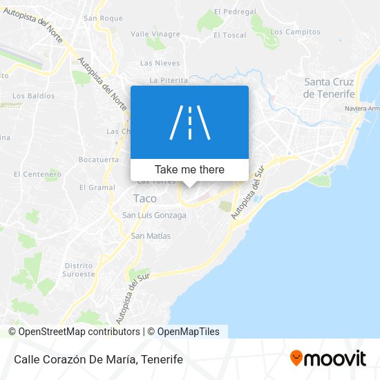 Calle Corazón De María map