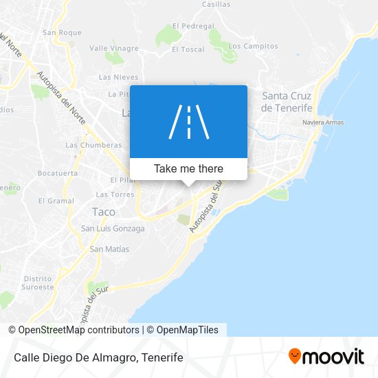 Calle Diego De Almagro map