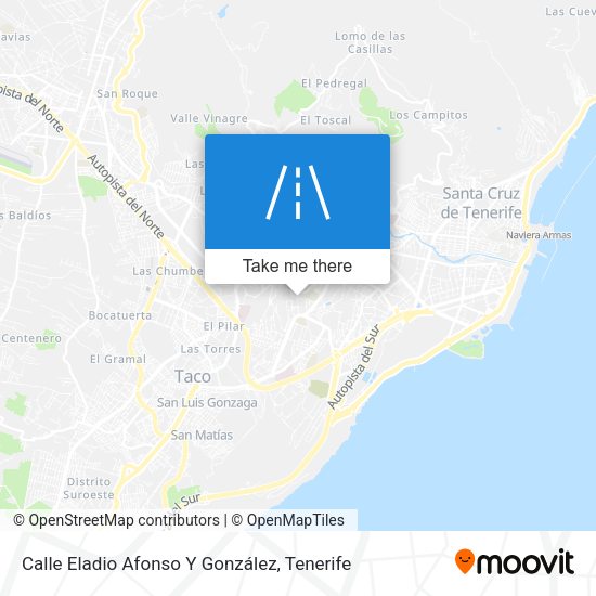 Calle Eladio Afonso Y González map