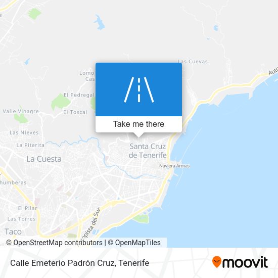 Calle Emeterio Padrón Cruz map