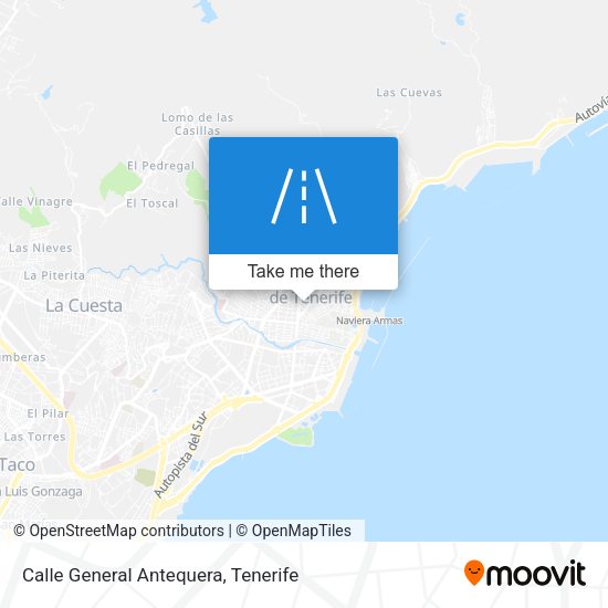 Calle General Antequera map