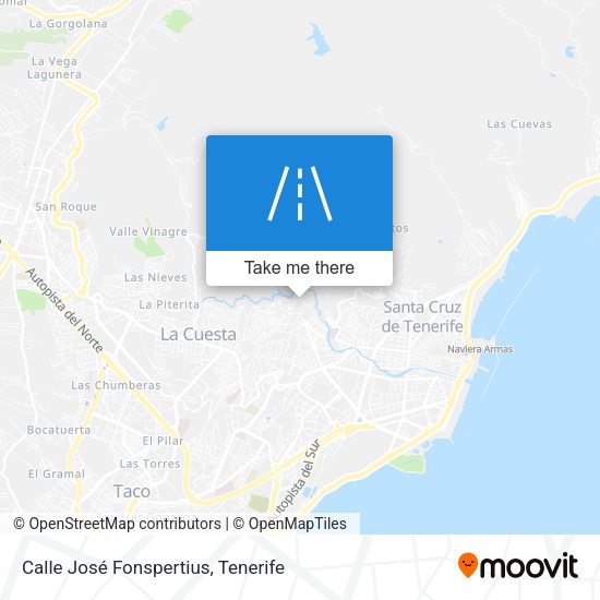 Calle José Fonspertius map