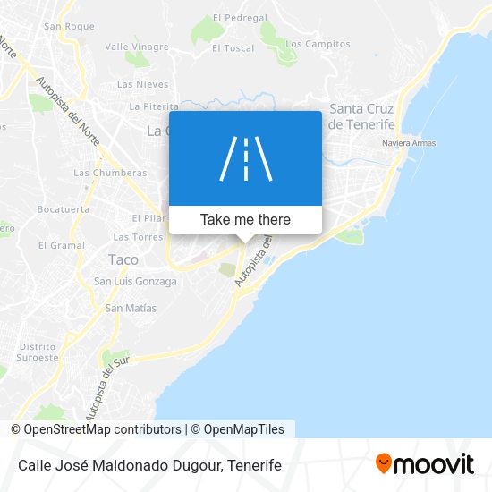 Calle José Maldonado Dugour map