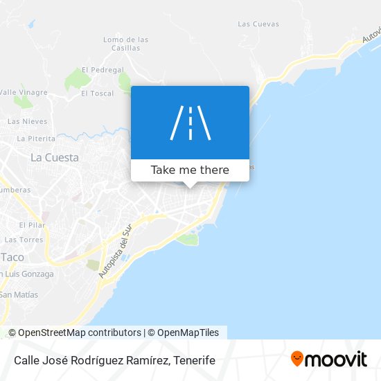 mapa Calle José Rodríguez Ramírez