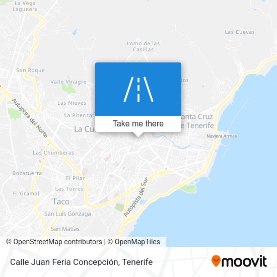 Calle Juan Feria Concepción map