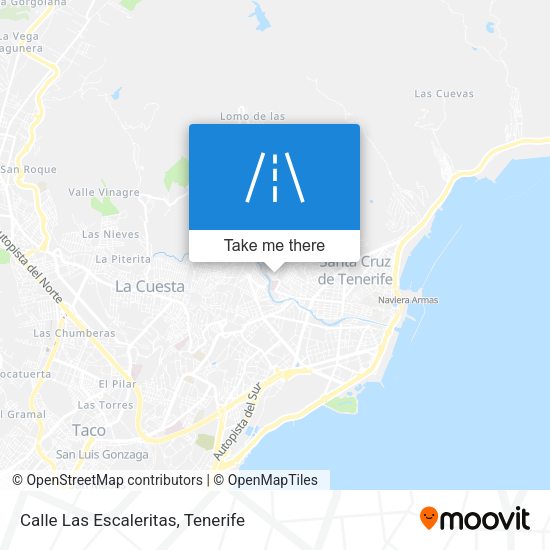 Calle Las Escaleritas map