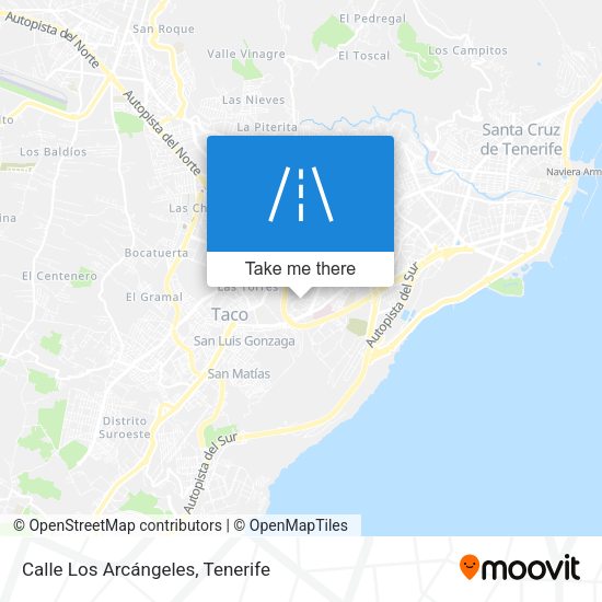 Calle Los Arcángeles map