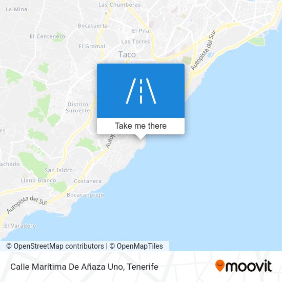 Calle Marítima De Añaza Uno map