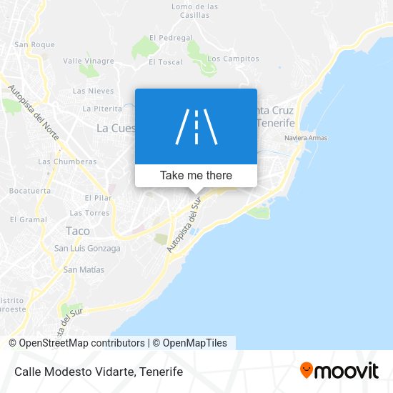 Calle Modesto Vidarte map