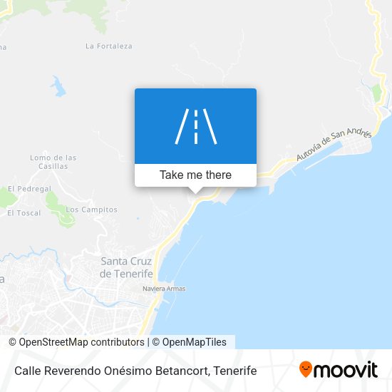 Calle Reverendo Onésimo Betancort map